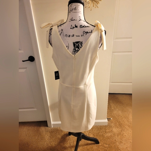 Express ~ Ivory Dress - Picture 2 of 3